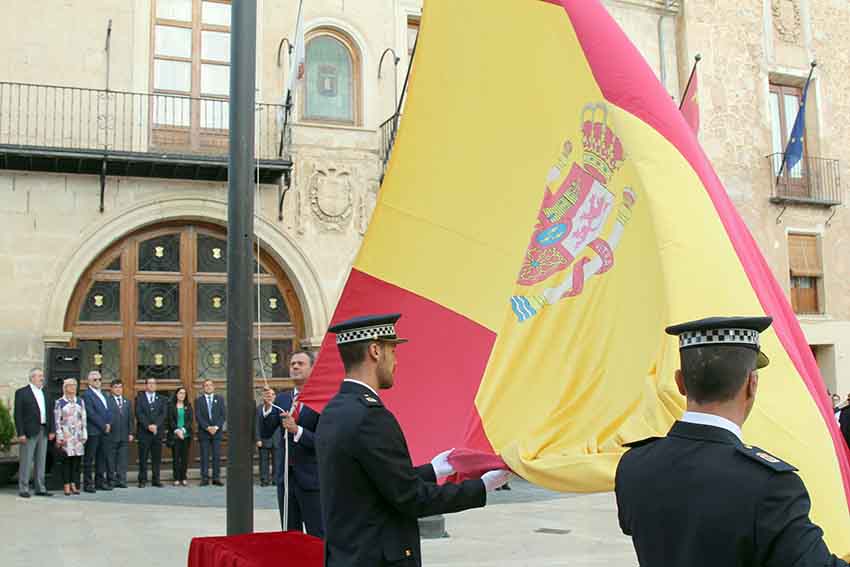 bandera españa juramento