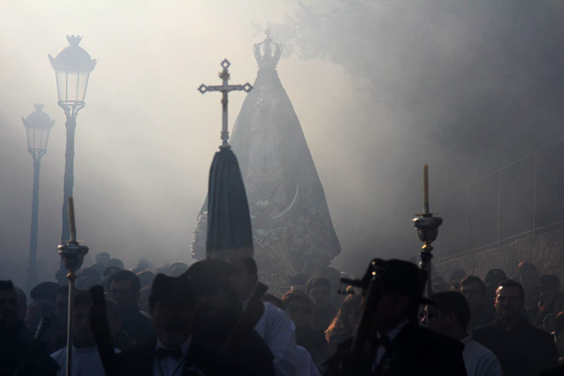 Fiestas Virgen niebla bajada