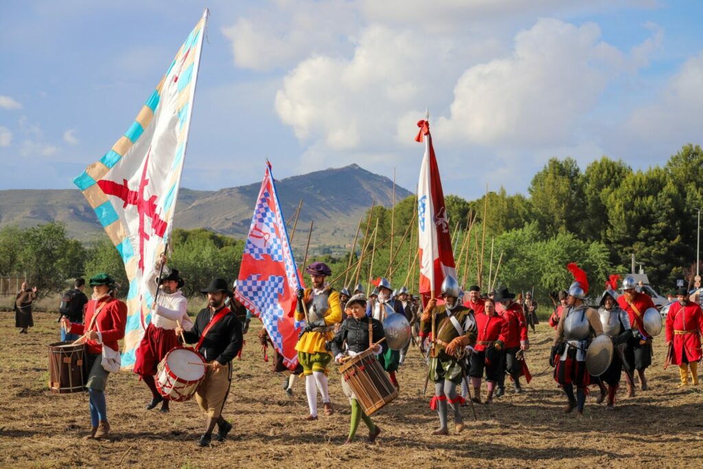 Fotografía ganadora del primer concurso de fotografía sobre la "II Recreación del Siglo de Oro" organizado por el "Circulo Fotográfico Clic Clac" de Yecla.