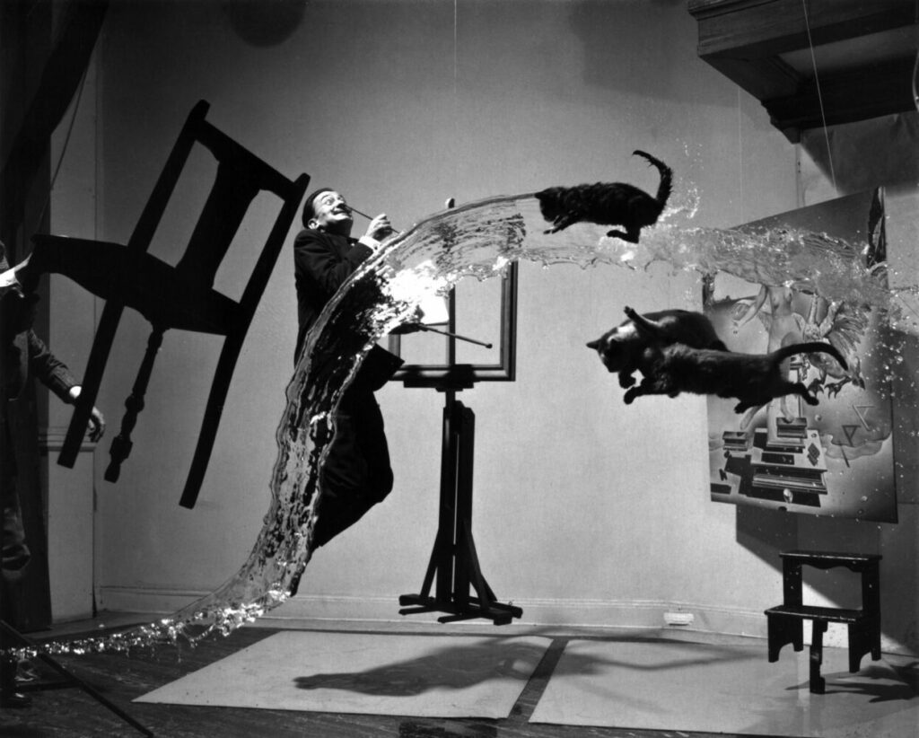 Dalí, foto de Philippe Halsman (1948)