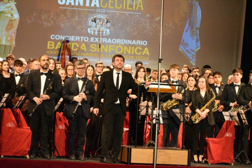 banda de música de Yecla concierto de Santa Cecilia 2023