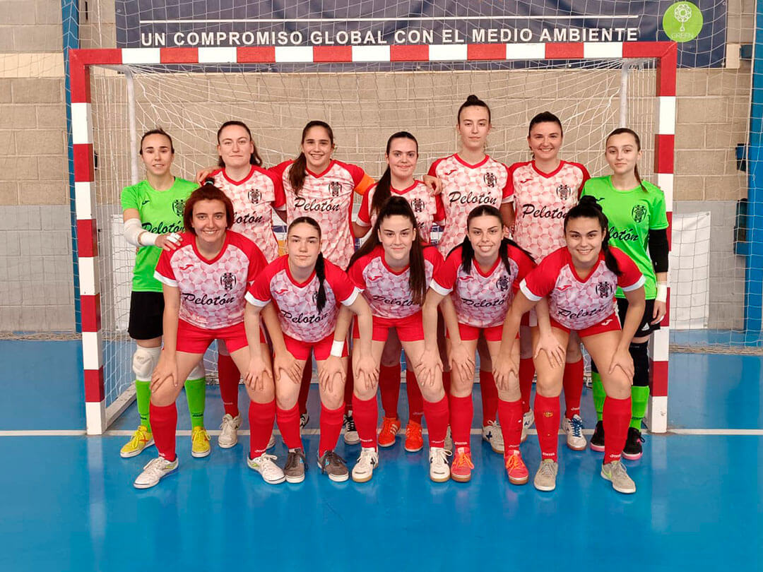 Foto de equipo en la portería Hispania Yecla temporada 2023, 2024