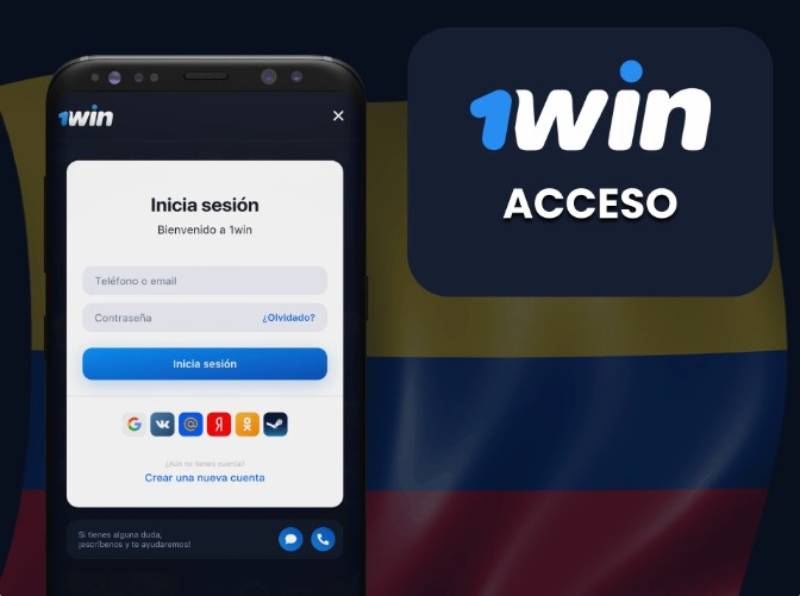 Guía de inicio de sesión de 1Win colombia