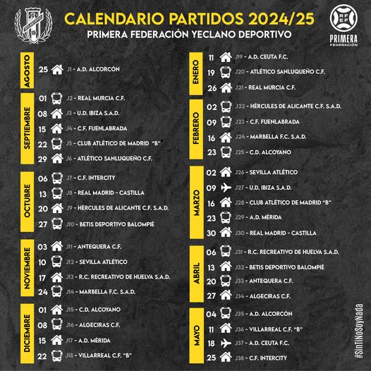 calendario yeclano