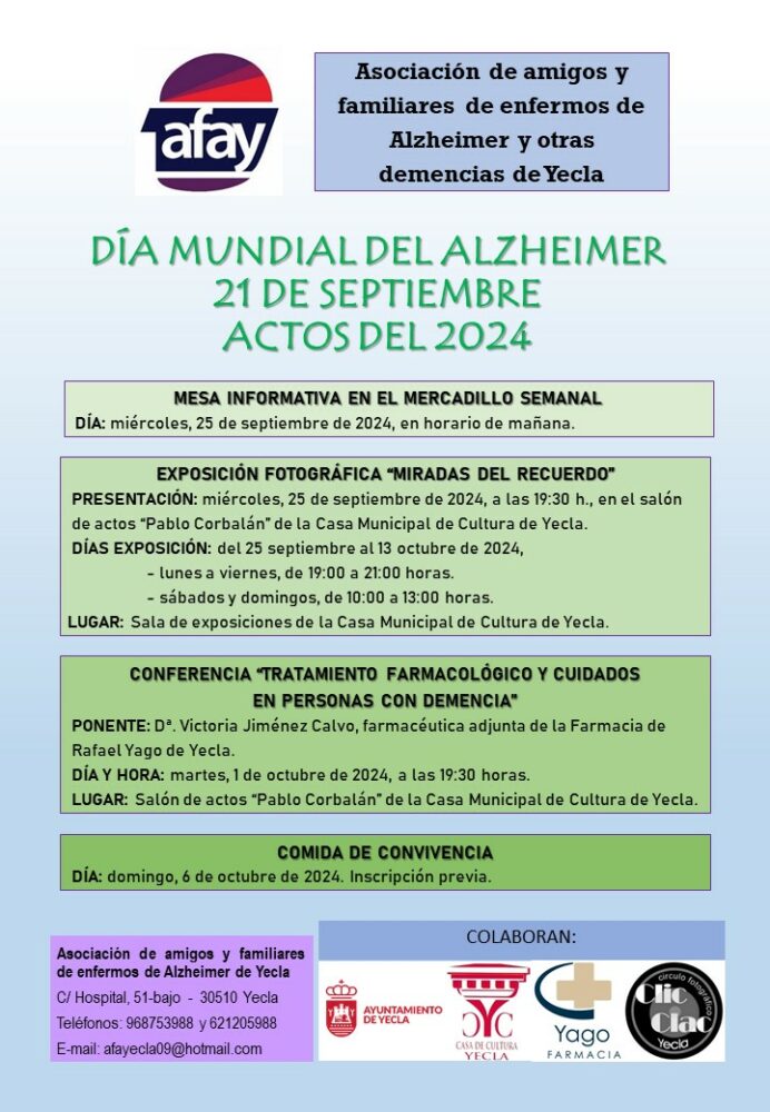 día del alzheimer actividades