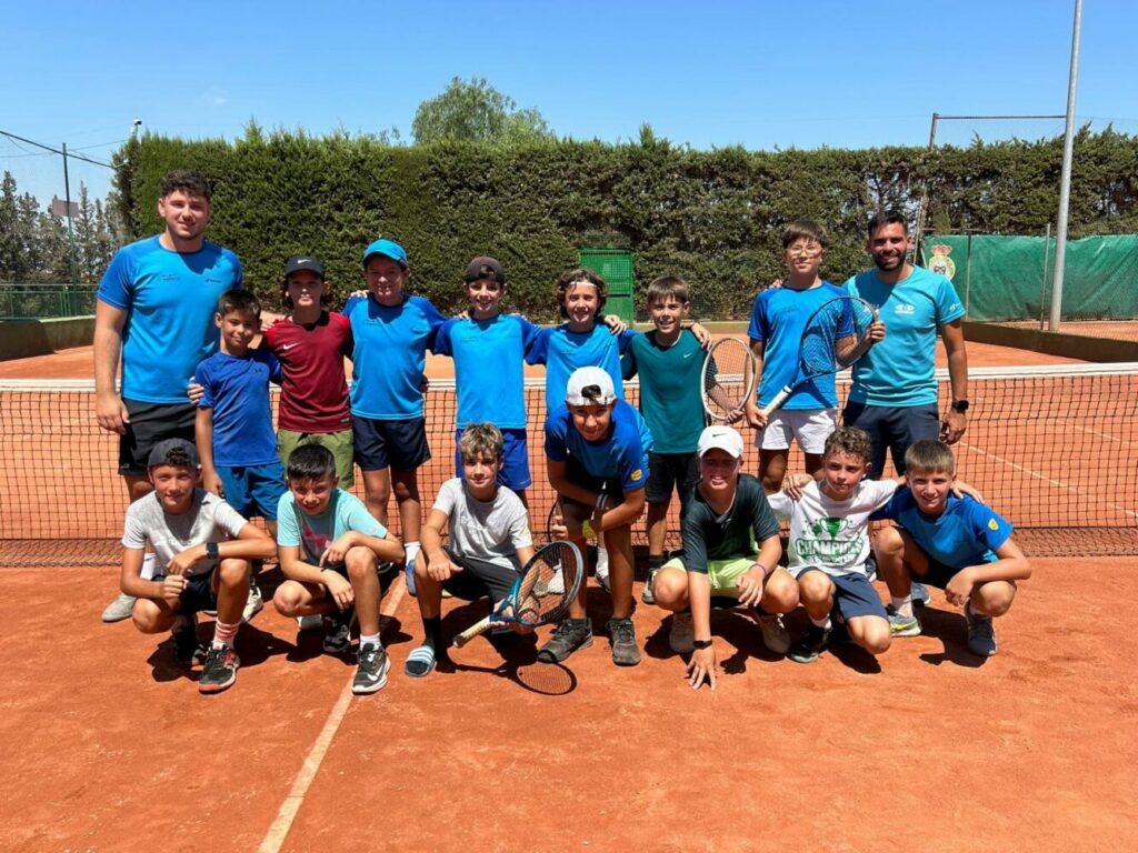 alevín por equipos club de tenis