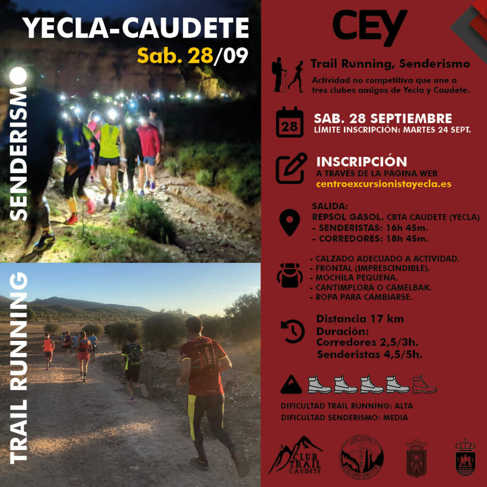 centro excursionista yecla caudete trail running