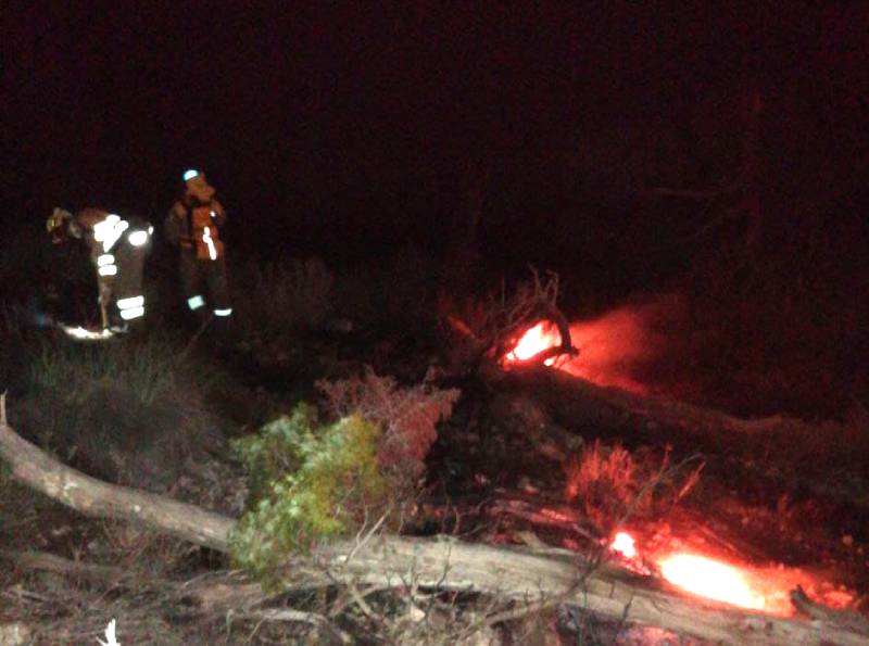 sierra salinas incendio rayo