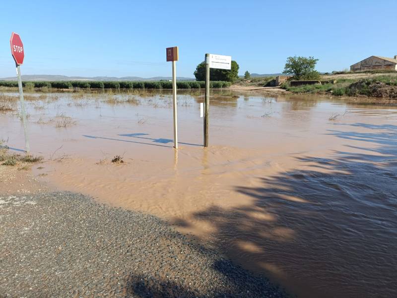 rambla en la carretera de montealegre