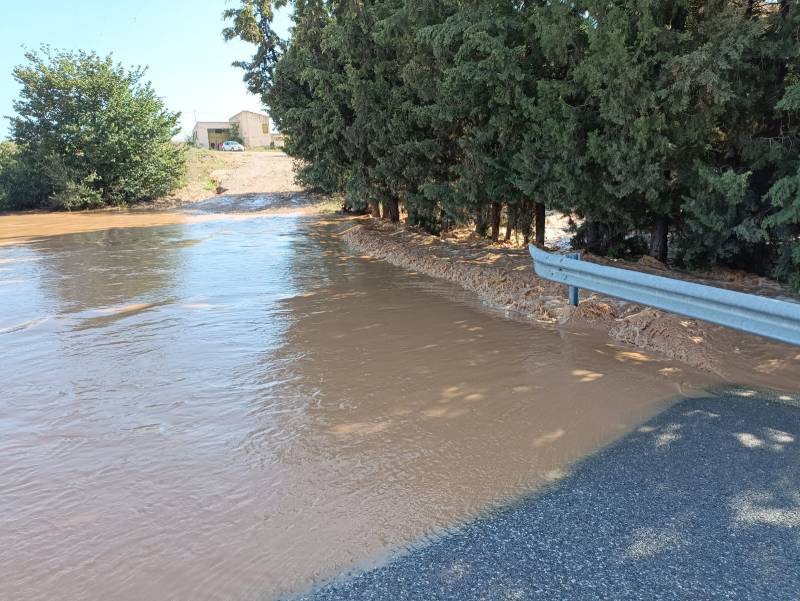 rambla en la carretera de montealegre