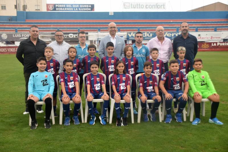 presentación sociedad fútbol base yecla temporada 2024 2025