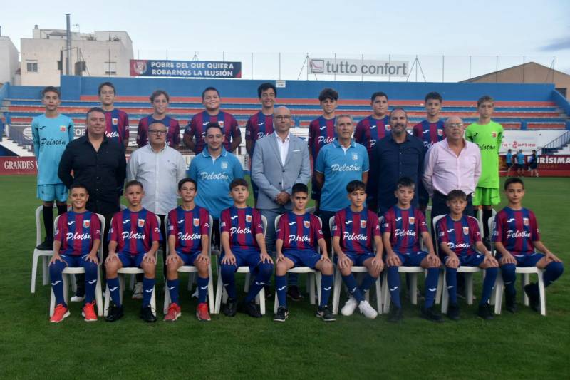 presentación sociedad fútbol base yecla temporada 2024 2025