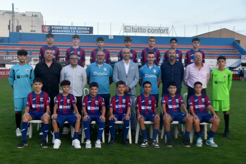 presentación sociedad fútbol base yecla temporada 2024 2025