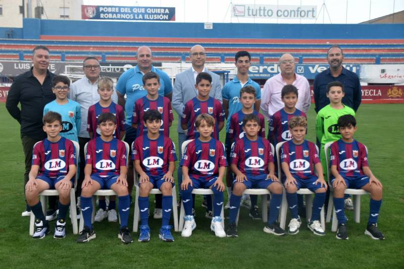 presentación sociedad fútbol base yecla temporada 2024 2025