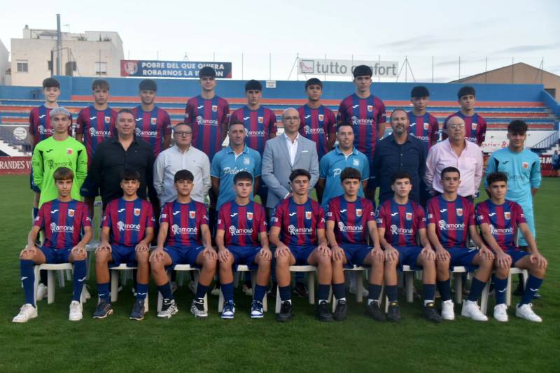 presentación sociedad fútbol base yecla temporada 2024 2025