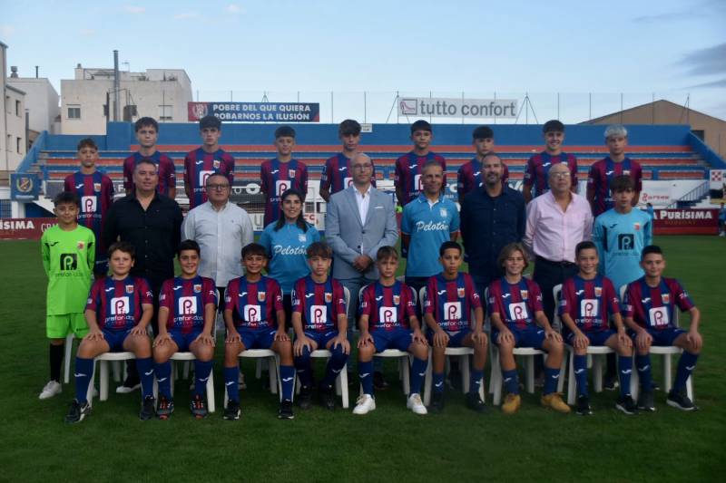 presentación sociedad fútbol base yecla temporada 2024 2025