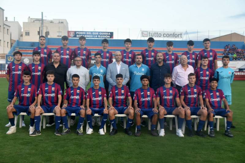 presentación sociedad fútbol base yecla temporada 2024 2025