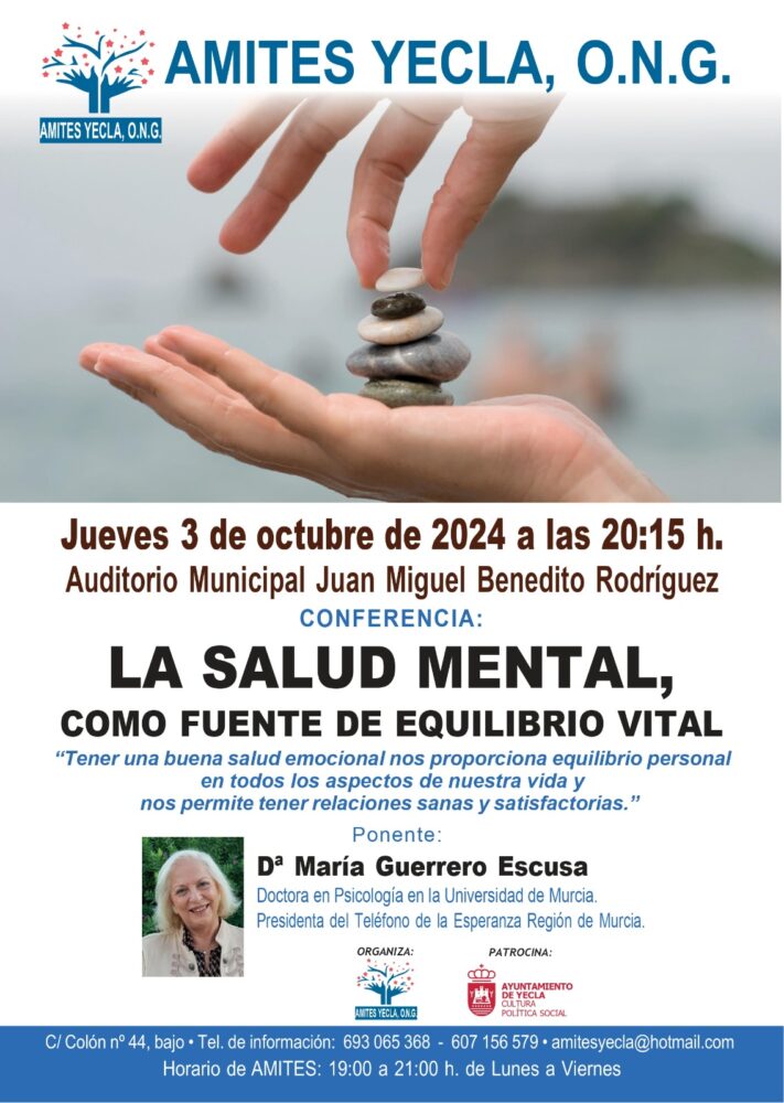 amites yecla charla sobre salud mental