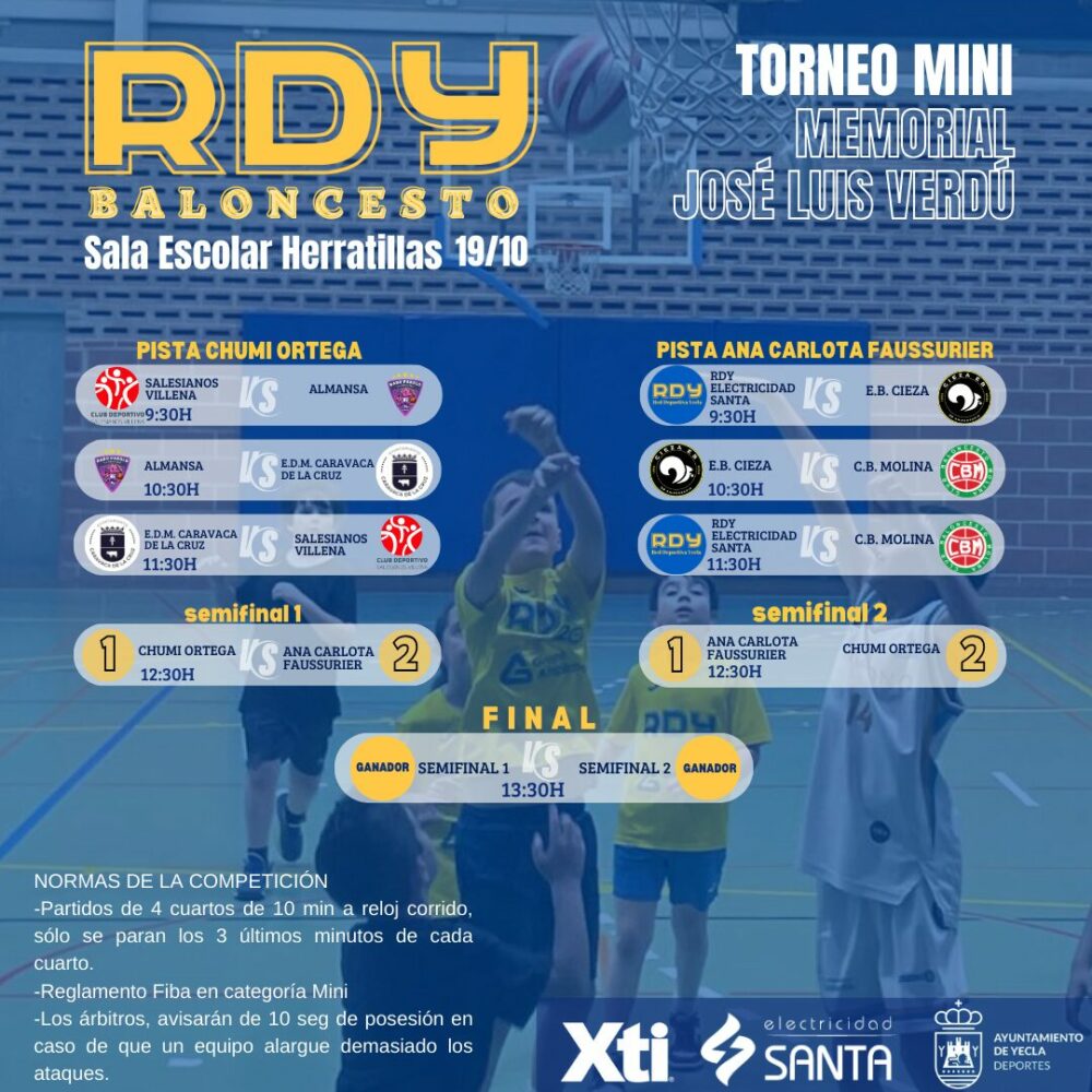 cartel TORNEO MINIBASKET