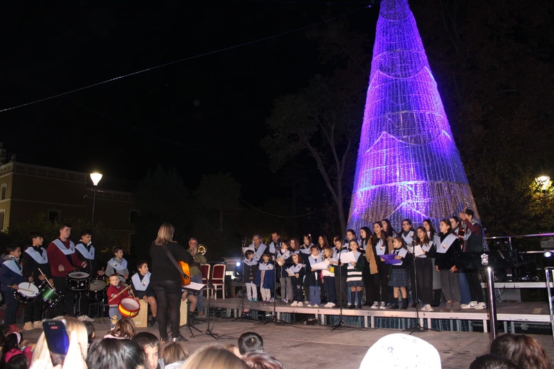 encendido de la navidad