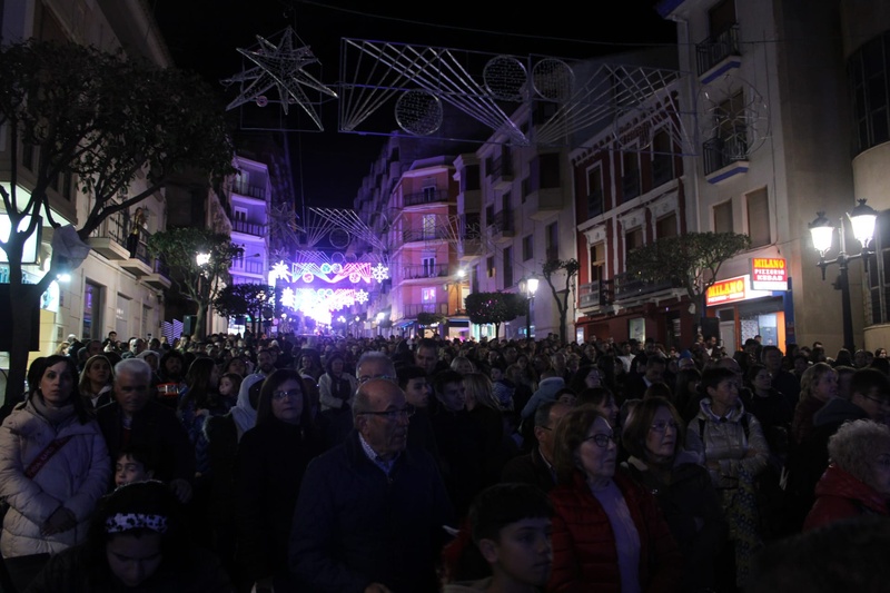 encendido de la navidad