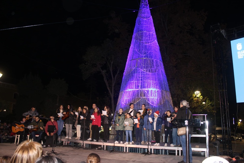 encendido de la navidad