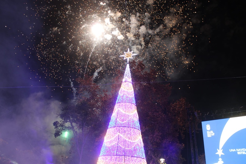 encendido de la navidad