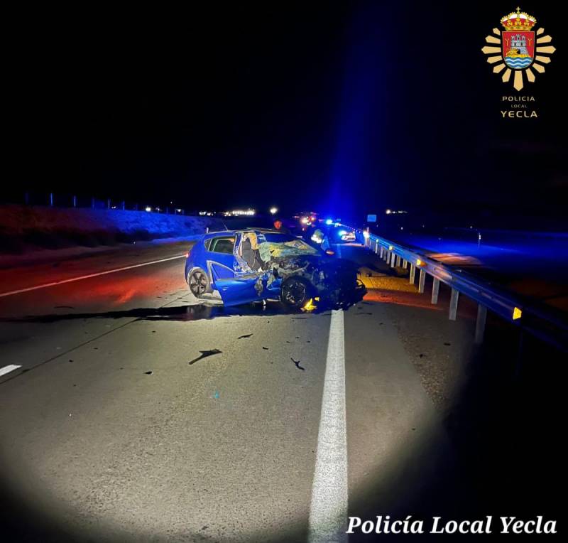 Accidente en la A-33: