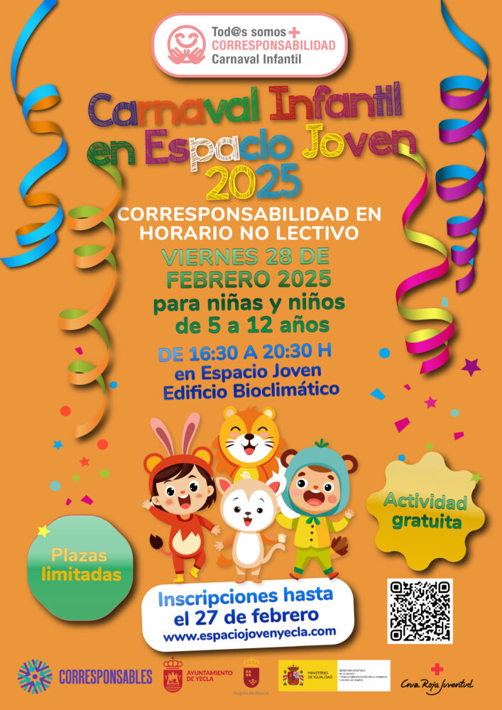 cartel carnaval espacio joven yecla