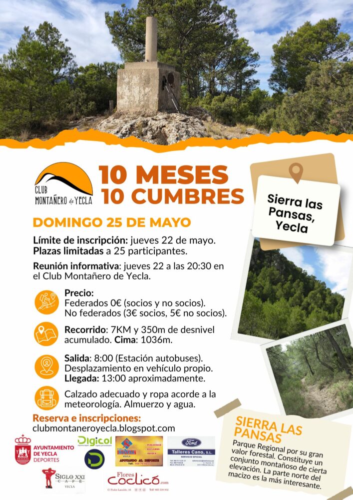 Cartel club montañero
