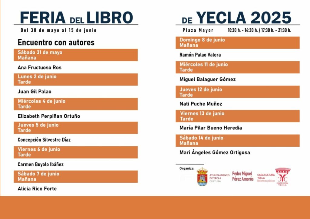 feria del libro yecla