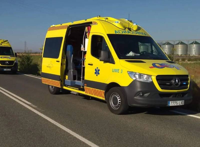 Un motorista resulta herido de gravedad tras chocar con un jabalí