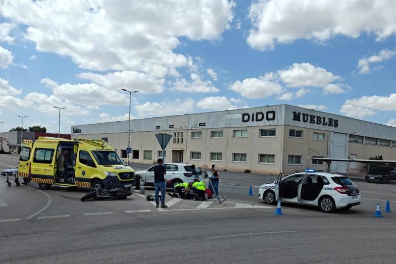 accidente moto varios heridos