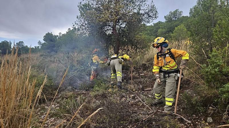 conato de incendio en la Sierra de los Gavilanes