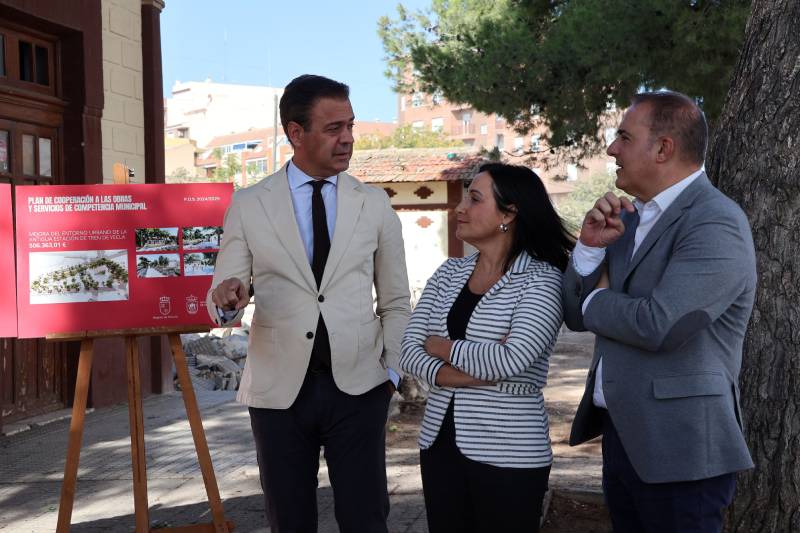 Medio millón de euros para transformar el entorno de la antigua estación