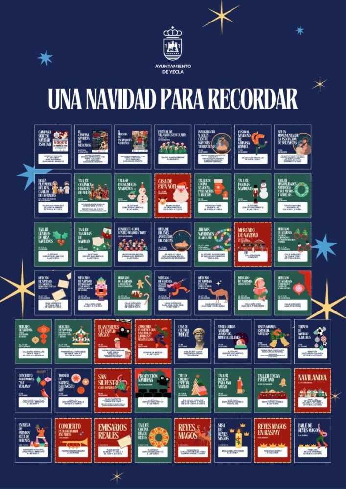 la programaci&oacute;n de navidad
