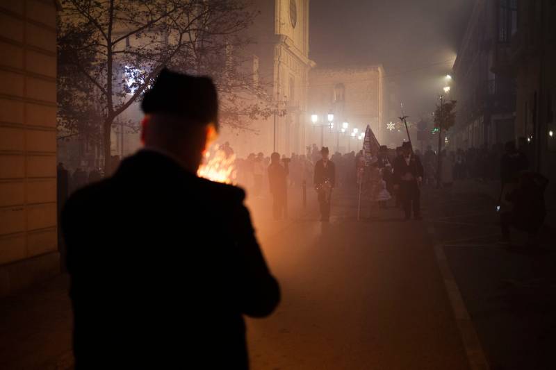 procesión de la virgen