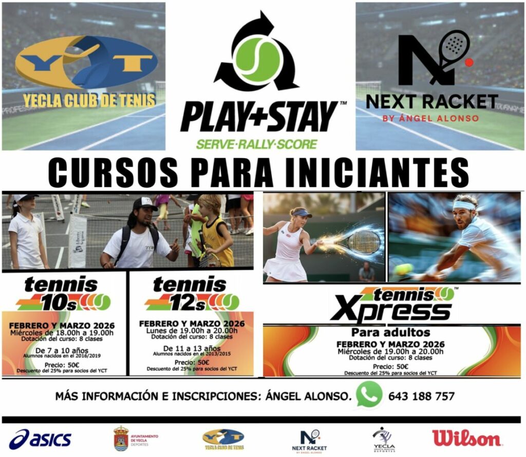 cursos de tenis