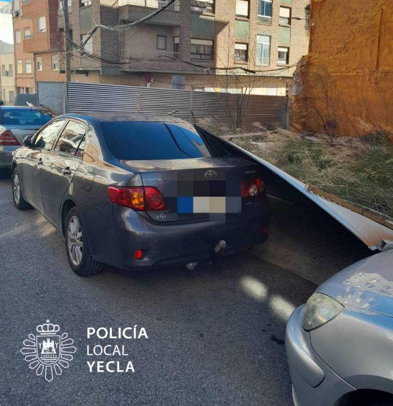 El temporal de viento deja más de veinte incidencias sin daños personales