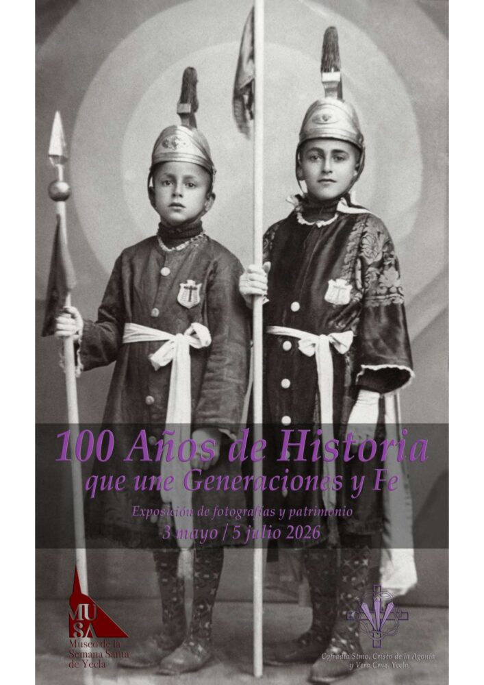 La Cofrad&iacute;a del Cristo de la Agon&iacute;a inaugura en el MUSA una exposici&oacute;n con fotograf&iacute;as, enseres y patrimonio por sus cien a&ntilde;os de historia.