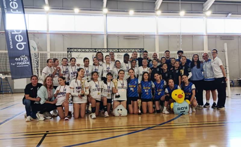 El alevín femenino de la RDY firma una meritoria cuarta plaza regional