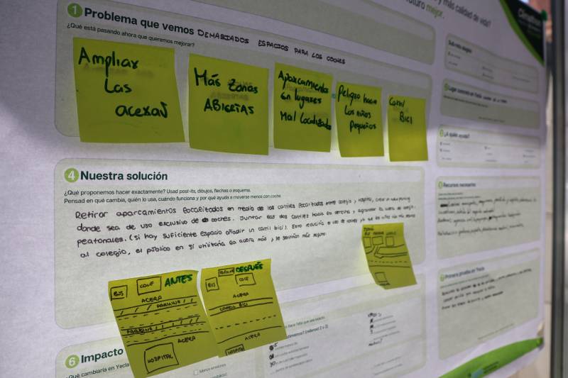 Alumnos de La Inmaculada proponen soluciones para reducir el uso del coche en Yecla
