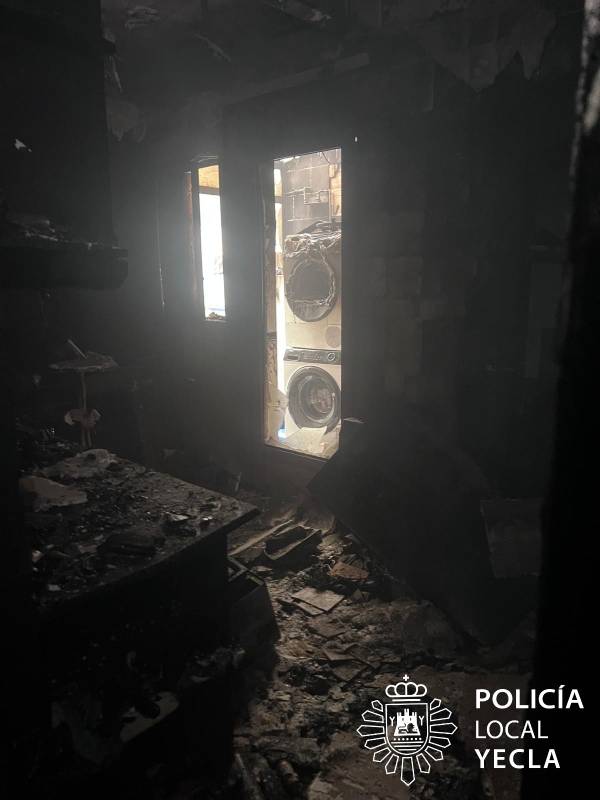 incenido calle san ramón