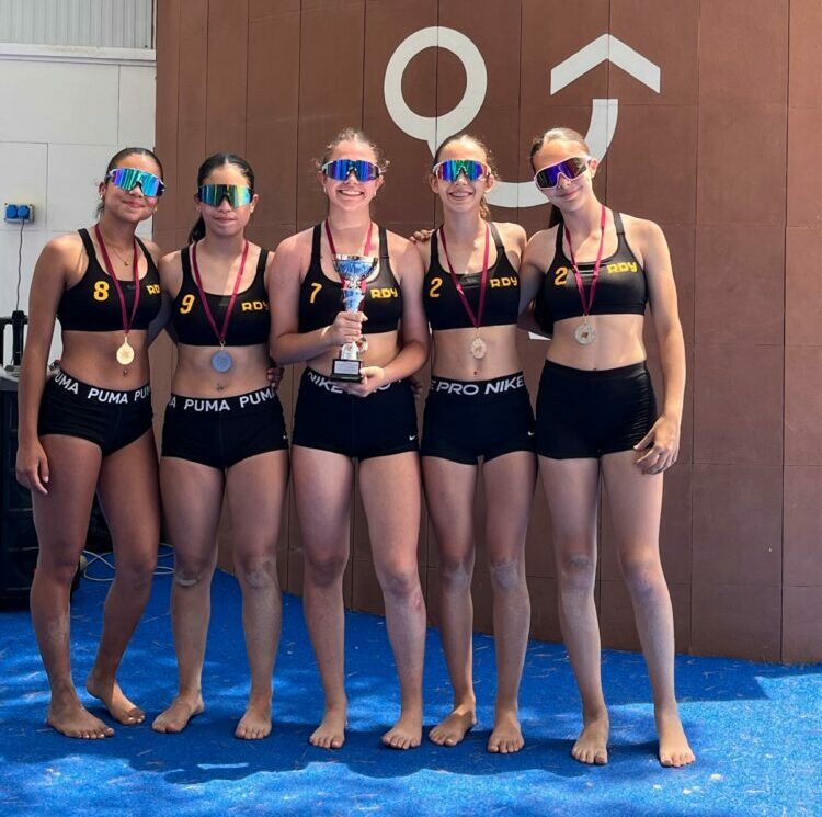 cadete sisters de voley playa