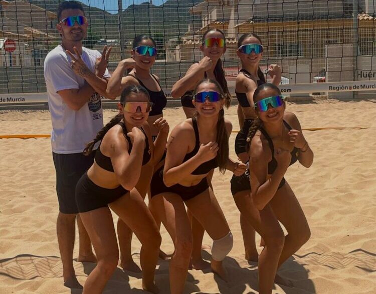 cadete sisters de voley playa