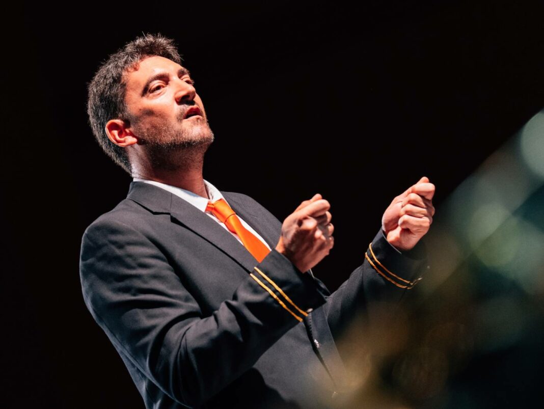 Abel Ortega, director de la banda de Montealegre del Castillo