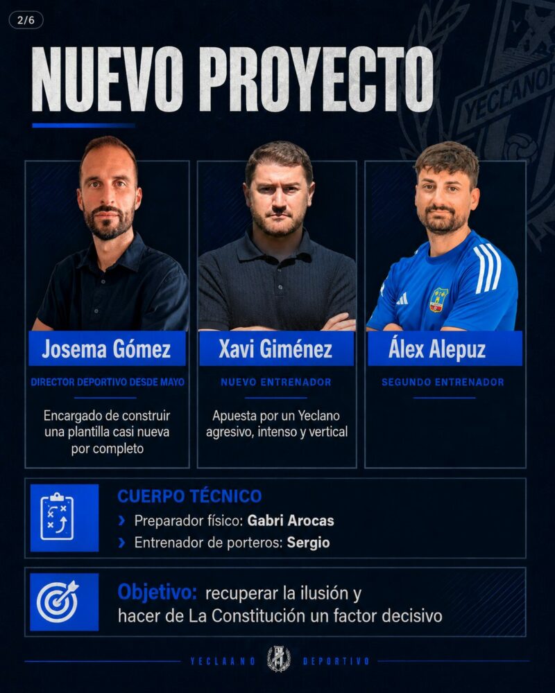 josema, xavi giménez nuevo yeclano