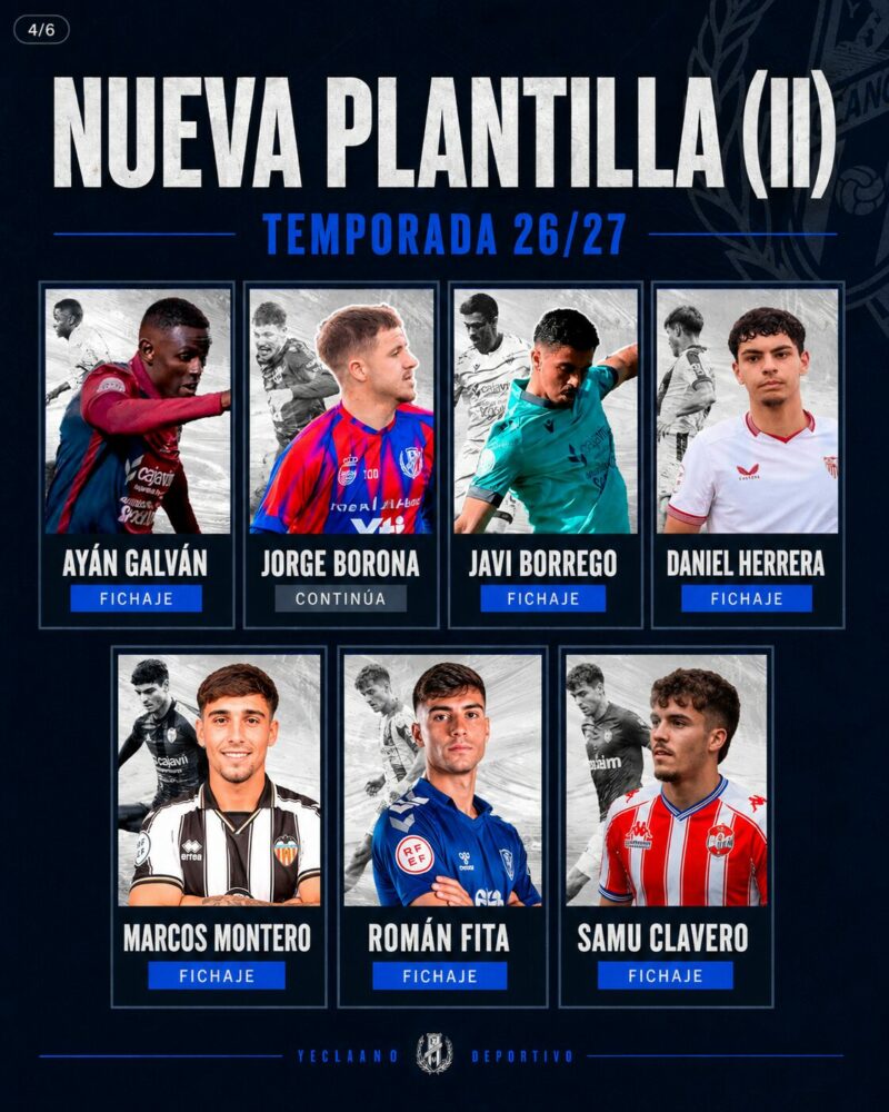 nueva plantilla yeclano deportivo