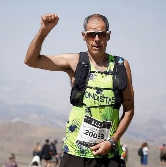los fondistas en la Veleta