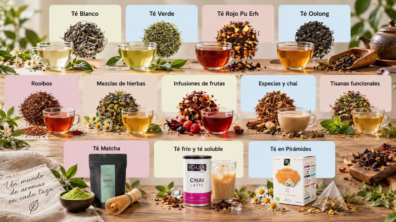 T&eacute;, aromas y sabores